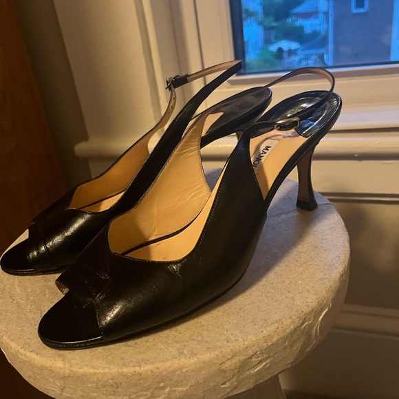 Manolo Blahnik Slingback Sandals - Picture 2 of 5